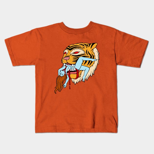 Tiger Kids T-Shirt by Woah_Jonny